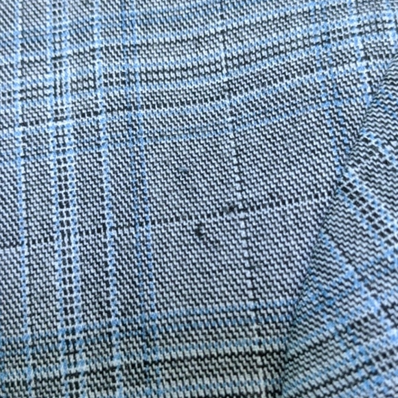 Tommy Hilfiger Blue and Gray Plaid Blazer - Picture 5 of 5
